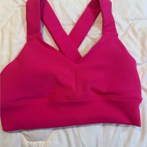 ALO Yoga Vibrant Pink Sports Bra